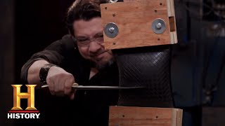 Forged in Fire: FIERCE Knives PIERCE Grueling Blade Tests *Intense Footage* (Season 3) | History