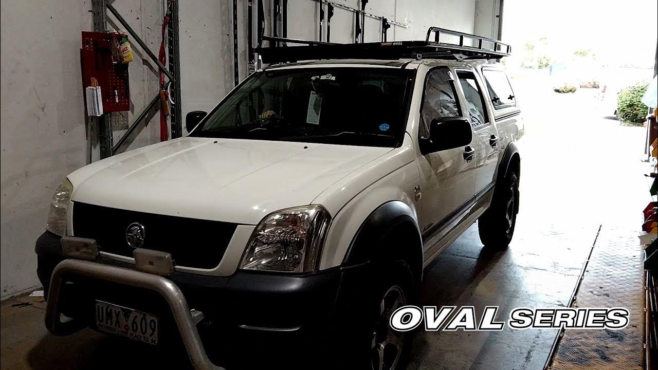 Tradesman Roof Racks Holden Colorado Oval Series Steel Roof Rack