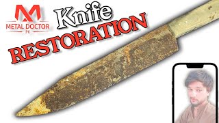 Restoring an Old Rusty Blade Knife into a Shiny New Look | Amazing Metal Restoration #Knife
