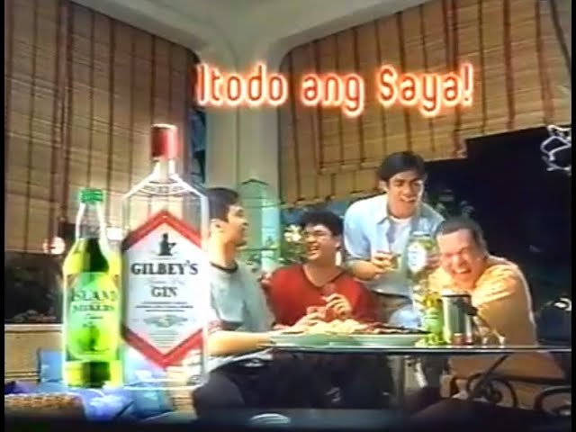 Gilbey's Gin with Island Mixers 30s - Philippines, 2002