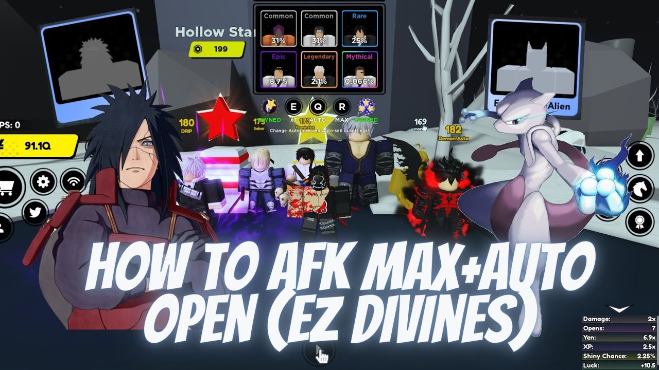 How to Auto Max Open in Anime Fighters  GS Auto Clicker AFK Tutorial 