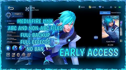 Ling Special Skin Script-Cosmo Guard | With Lobby Animation+BackupFiles Mobile Legends