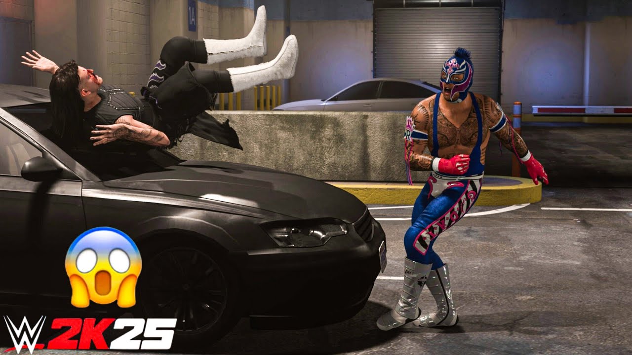 WWE 2K25 - Рей Мистерио против Доминика Мистерио на Backstage Brawl | Геймплей