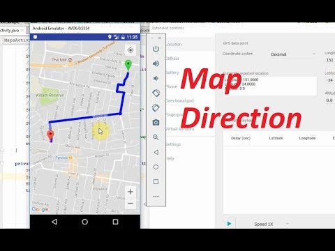 google maps app directions between two places at once