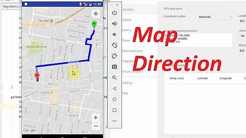 Android tutorial: How to get directions between 2 points using Google Map API
