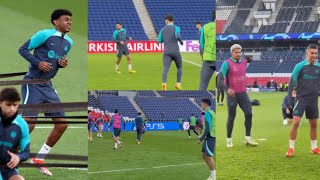 💪HEAT🔥Barcelona last training before PSG game. Lamine Yamal, Joao Felix, Lewandowski, UCL