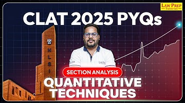 CLAT 2025 PYQs Analysis: QT Section | CLAT 2025 QT PYQs | CLAT Past Years Questions