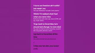Back To December (Taylor's Version) | Taylor Swift | Lirik Terjemahan Indonesia