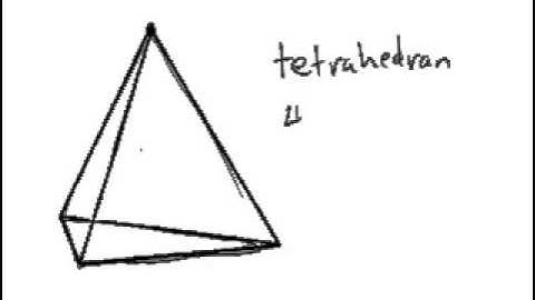What is a tetrahedron?