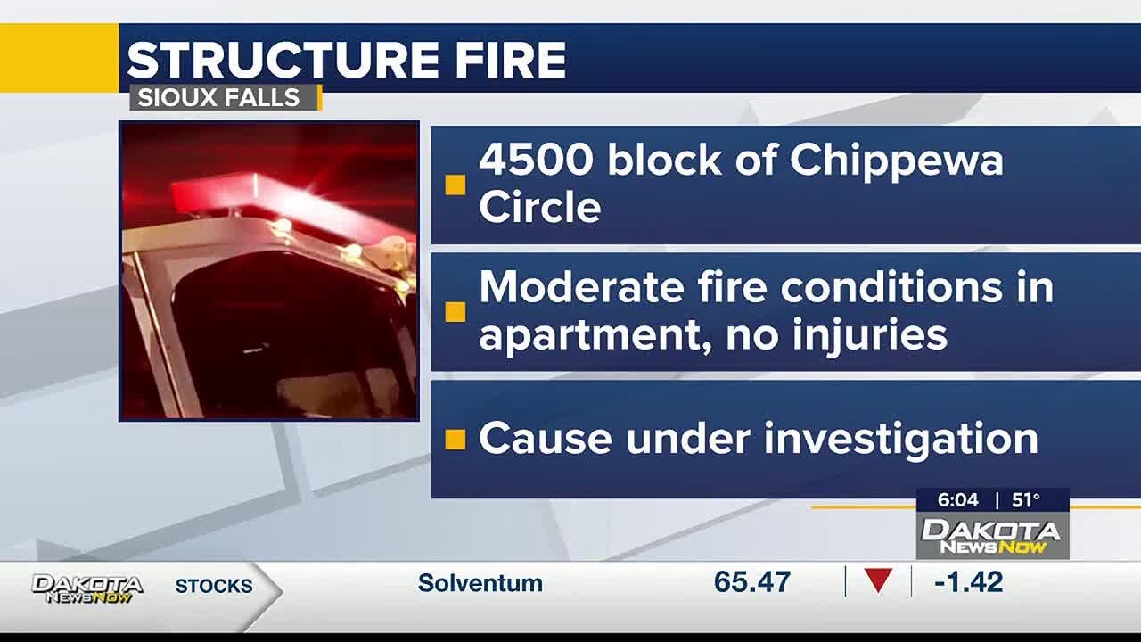 Crews respond to southwest Sioux Falls apartment fire - YouTube