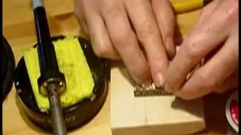 Basic Soldering Video 2 series resistors