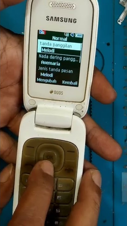 how to change the ringtone on a folding samsung cellphone