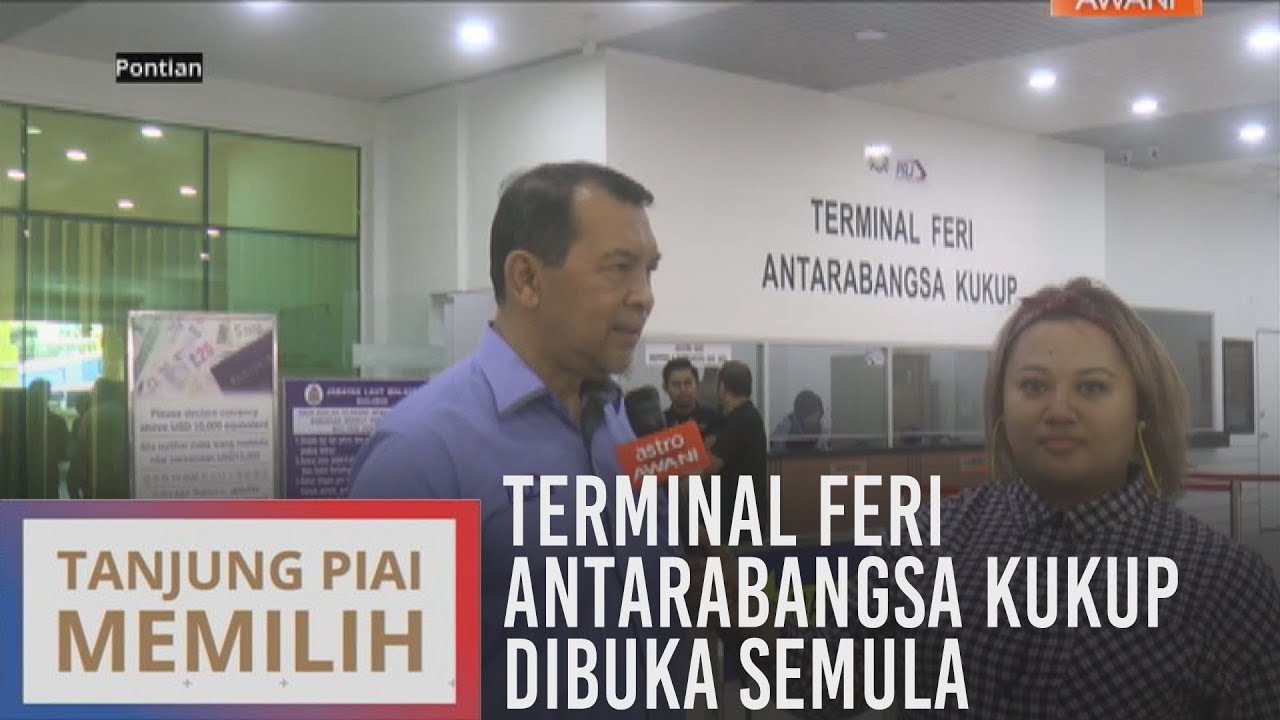 Terminal Feri Antarabangsa Kukup dibuka semula