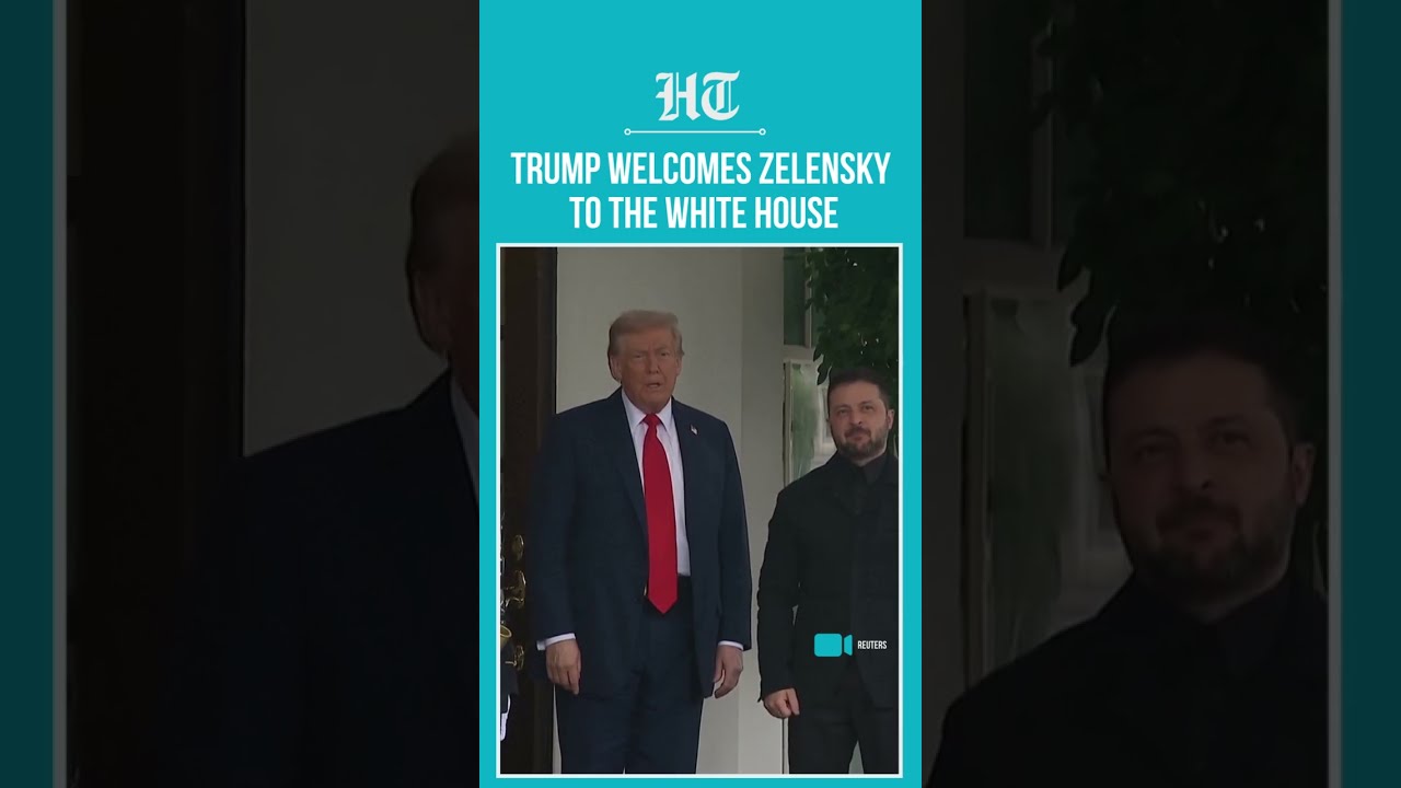 Trump Welcomes Zelensky To Washington For Crucial White House Meeting Shorts