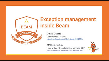 Exception Management in Apache Beam