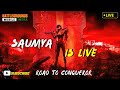 Day  6 conqueror rank push with saumya  bgmi live  saumya is live