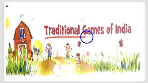 EVS, Class-5, Chapter-4, Traditional Games of India, Video-3