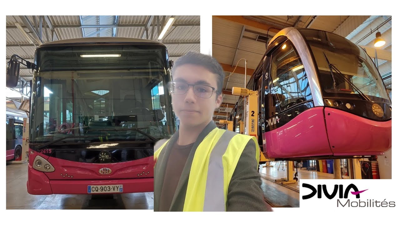 Je visite le Dépôt Bus&Tram de Divia Dijon !