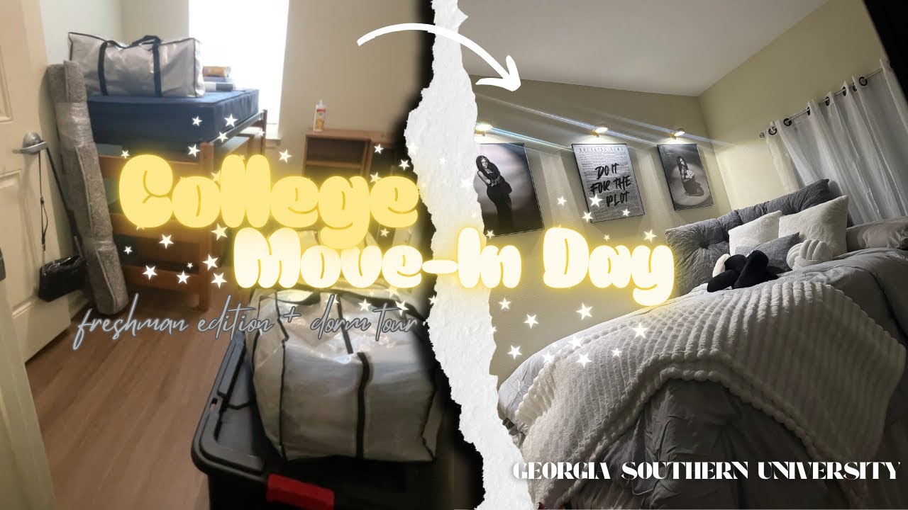 College Move In Day *Vlog* + DORM TOUR | Freshman Year @ GSU | COLLEGE DIARIES EP. 01