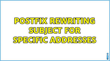 Postfix rewriting subject for specific addresses