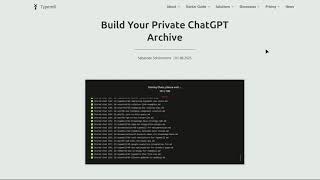 Create Your Private Chatgpt Archive In Seconds With Typemill Cms V2