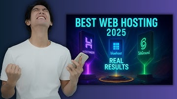 Best Web Hosting 2025 — Hostinger vs Bluehost vs SiteGround (Real Results)