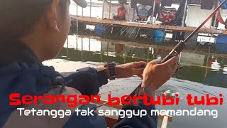 mancing cirata || kolam apung rasa rakit