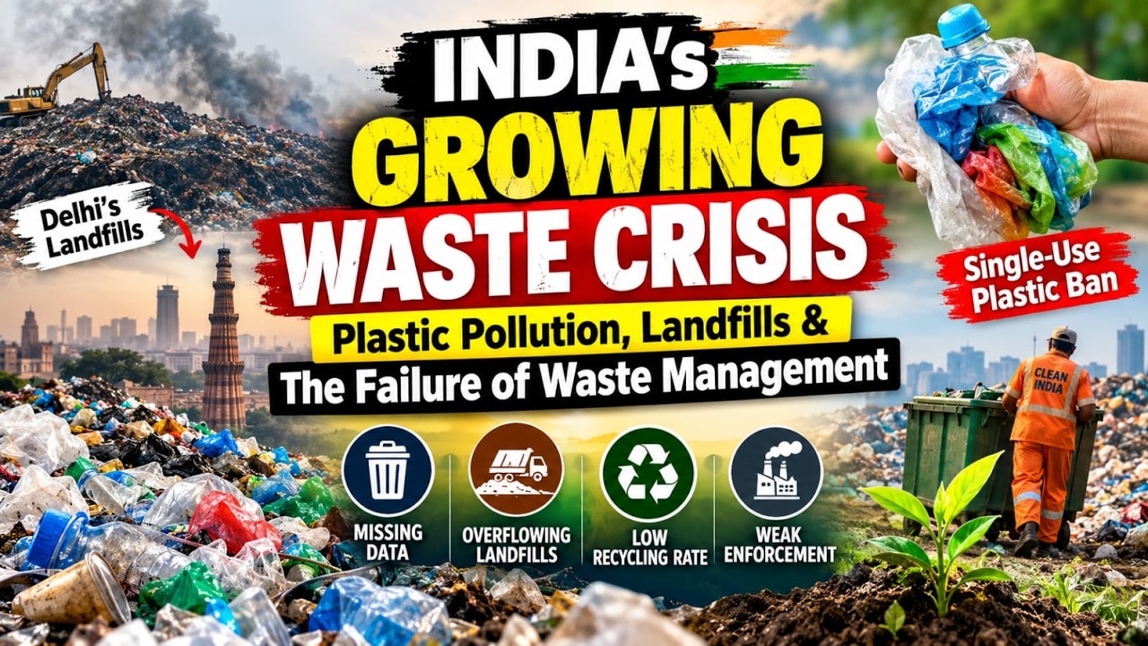 India’s Growing Waste Crisis: Plastic Pollution, Landfills & The Failure of Waste Management