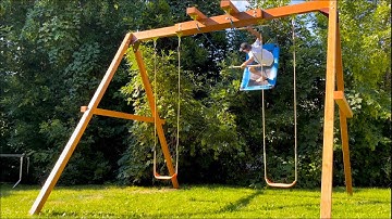 How to Build a Heavy Duty Wooden Swing Set! And How to Make the FUN SkyCurve Swing Set! - Part 1