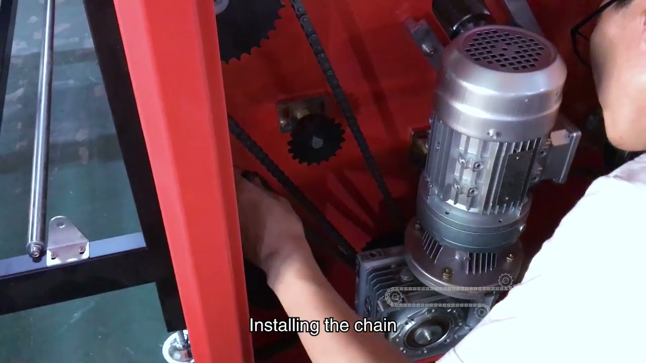 210 Add an air shaft for winding fabric