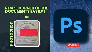 Resize Corner of the Document of the Image in Photoshop Easily