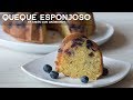 COMO PREPARAR CAKE ESPONJOSO (KEKE) DE LIMÓN CON ARÁNDANOS