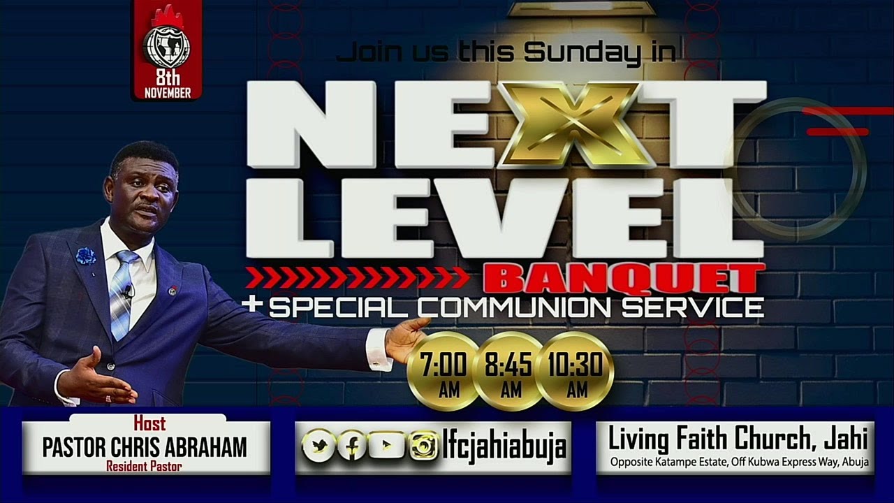 NEXT LEVEL BANQUET | 2ND SERVICE | 08-11-2020 | With Pst Chris Abraham