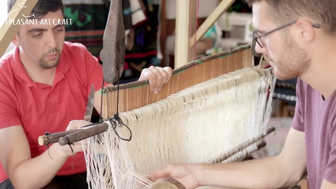 HFS Mini Navajo-style Loom - Warped, Ready to Weave
