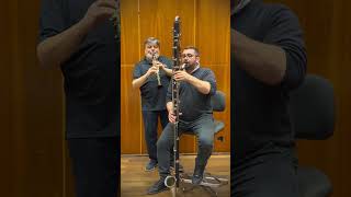 Mission Impossible Theme Corrado Giuffredi & Stefano Bergamini ( contrabass clarinet)