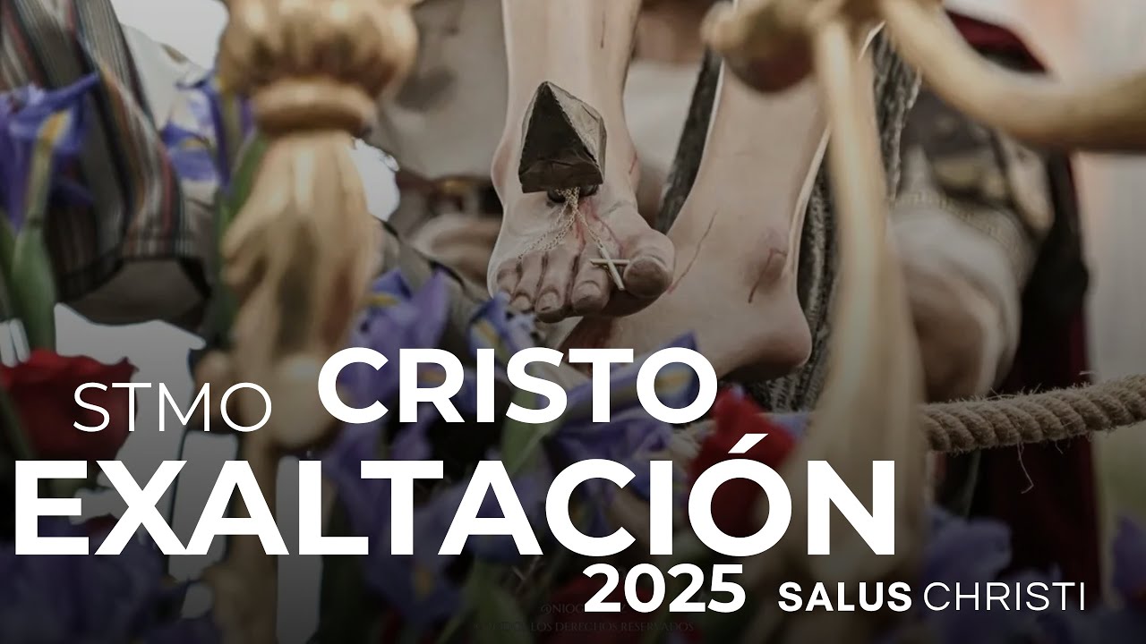 [4K] Stmo Cristo de la Exaltación por Hdad. Rocío | Viernes Santo Écija 2025 | BCT Sra de la Merced