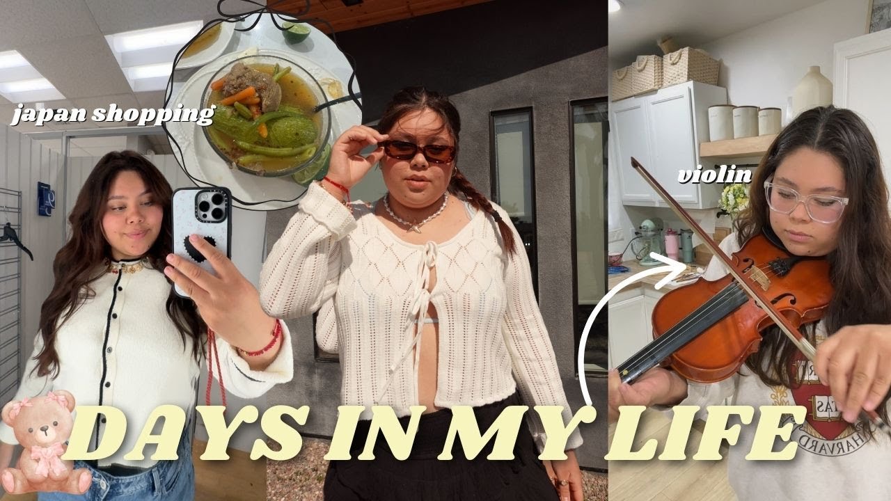 A WEEK IN MY LIFE | JAPAN SHOPPING, VIOLIN, 10K RUNNING