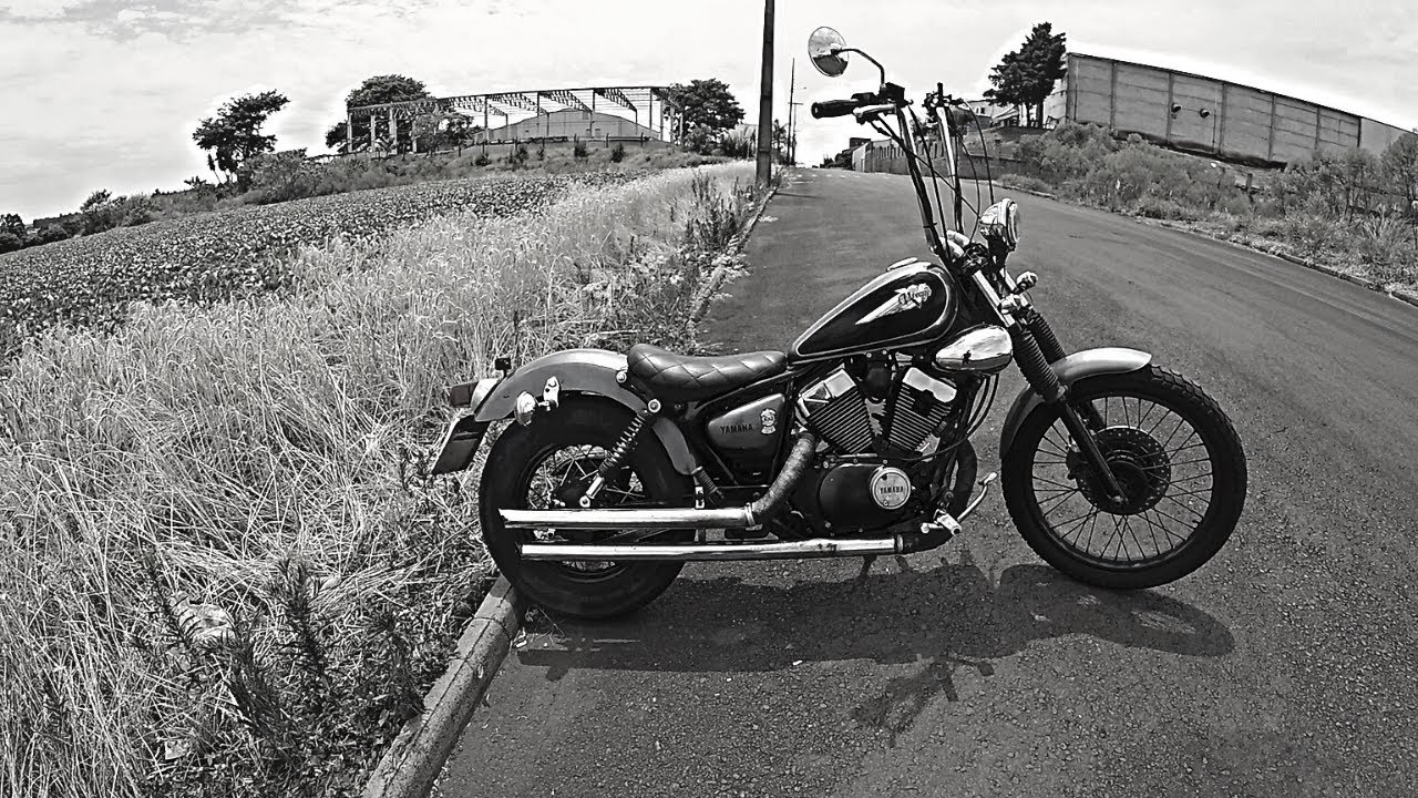 VIRAGO 250- MODIFICAÇÕES FEITAS NA MAGRELA