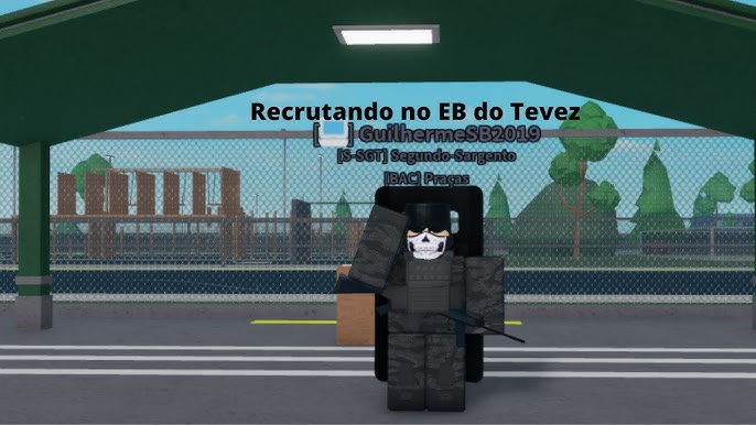 APLICANDO RECRUTAMENTO COM O MEU AMIGO ME AUXILIANDO, Exército brasileiro  do tevez