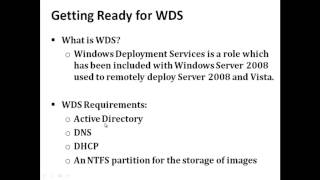 Part-1-Windows Deployment Server (WDS)