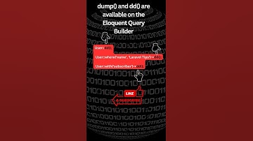 Laravel Query Debugging: Supercharge Your Development with dump() and dd() #laravel  #shorts