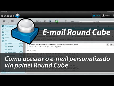 Como acessar o e-mail personalizado via painel Round Cube