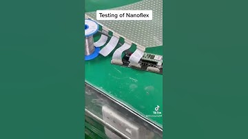 Nanoflex transparent display testing #transparentdisplay #dispaly #screen