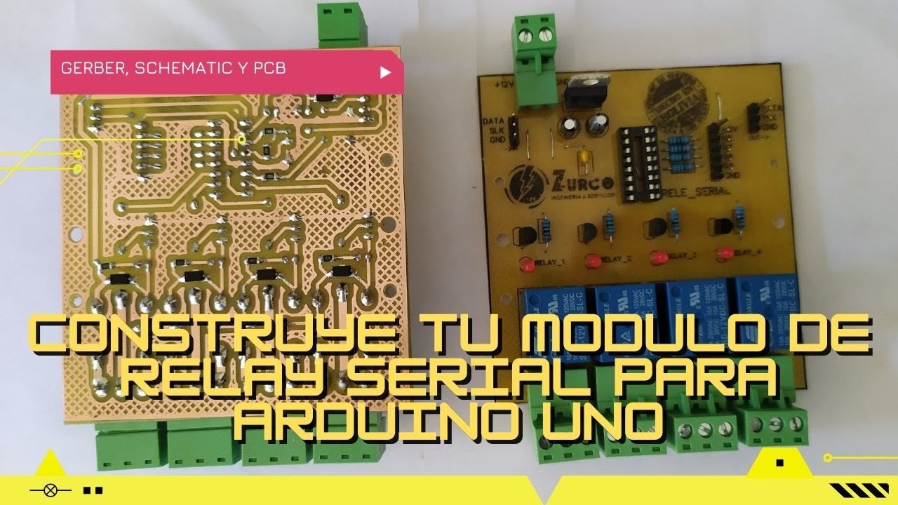 Modulo De Relay Arduino ⚡ Construye tu Modulo de Relay Serial para Arduino UNO - YouTube