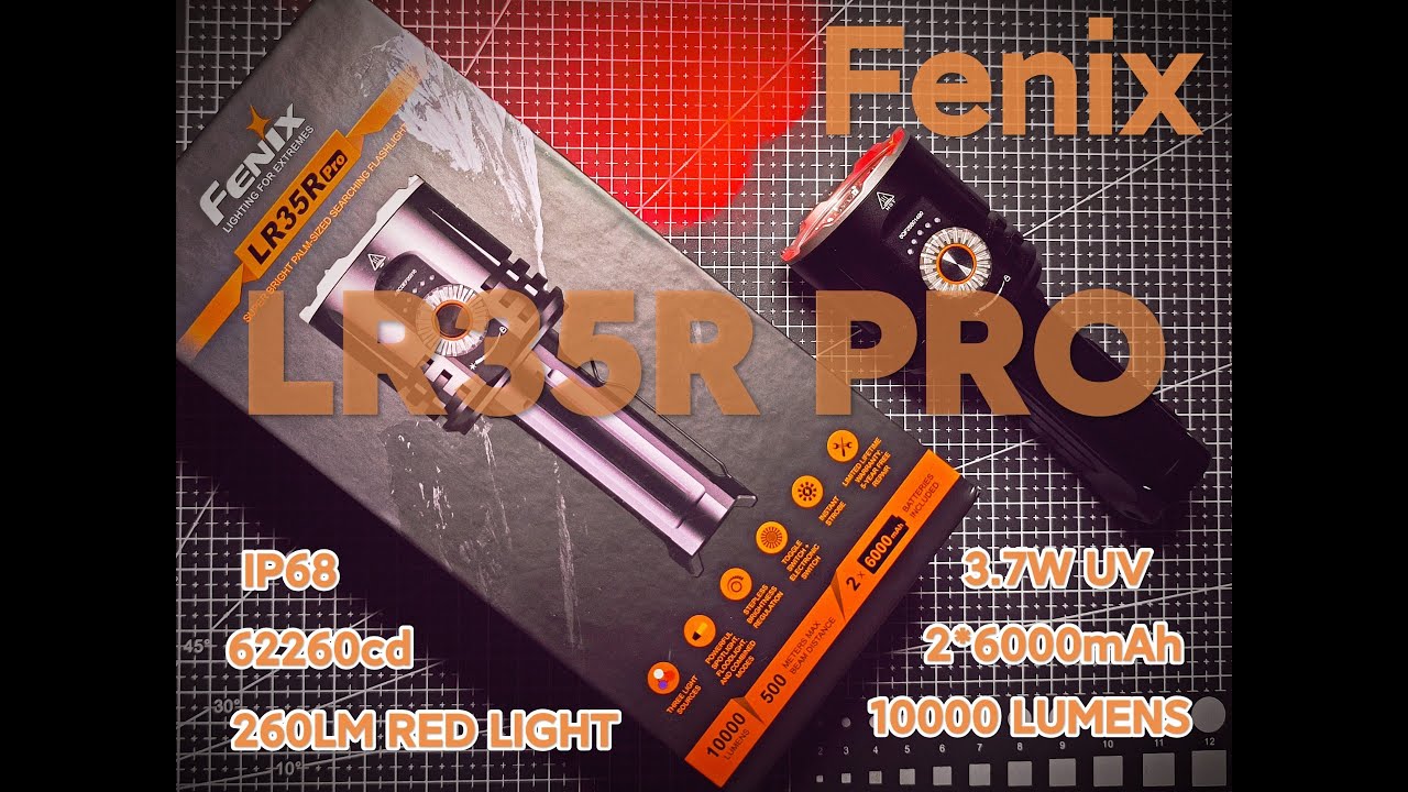 手电发烧友筒友们让你们只留一款手电你们留哪个！菲尼克斯LR35R PRO多光源小杀器！强光手电户外照明战术装备一个就够了！