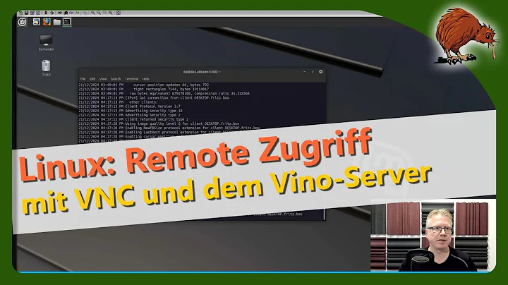 Simple remote desktop solution with VNC on Linux Mint