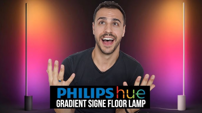 Philips Hue Gradient Signe Lampadaire Oak