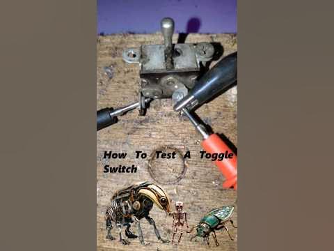 How To Test A Toggle Switch 🧰🧰🧰 - YouTube