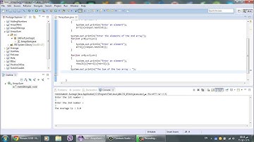 Eclipse - Summation of two arrays using Java