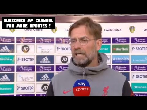 Jurgen Klopp Interview on European Super League |Fumbles while Giving Interview | Subscribe🔥